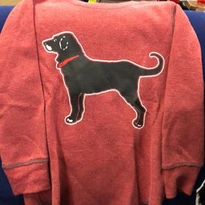 The Black Dog waffle long sleeved shirt